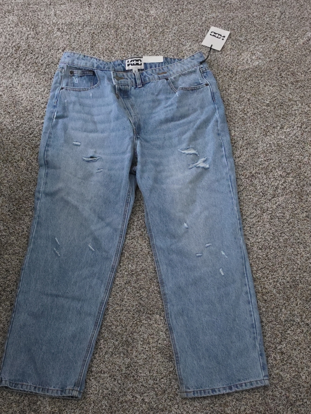 KBB Light Distressed Jeans